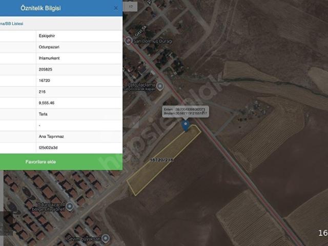 Gülpınar, Odunpazarı içerisinde satılık Arsa