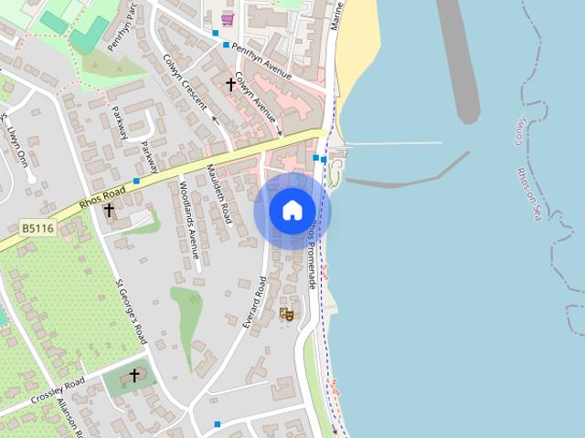 Apartment for rent in Colwyn Bay, Wales