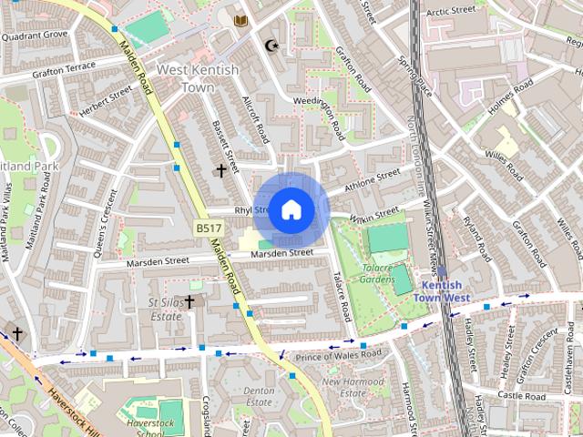 Apartment for rent in Maitland Park, Greater London