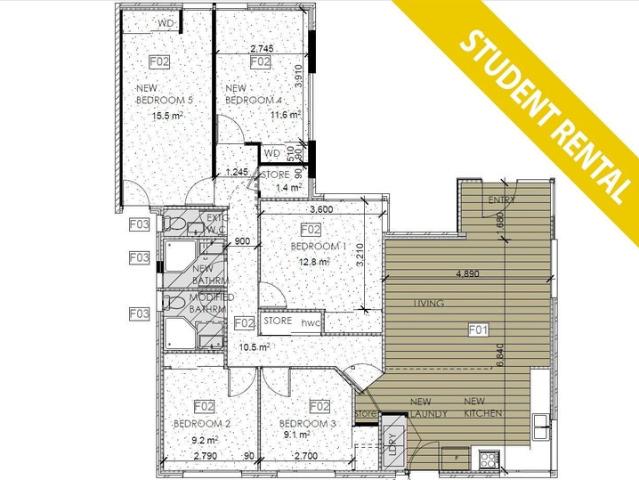 Apartment for rent in Riccarton, Canterbury