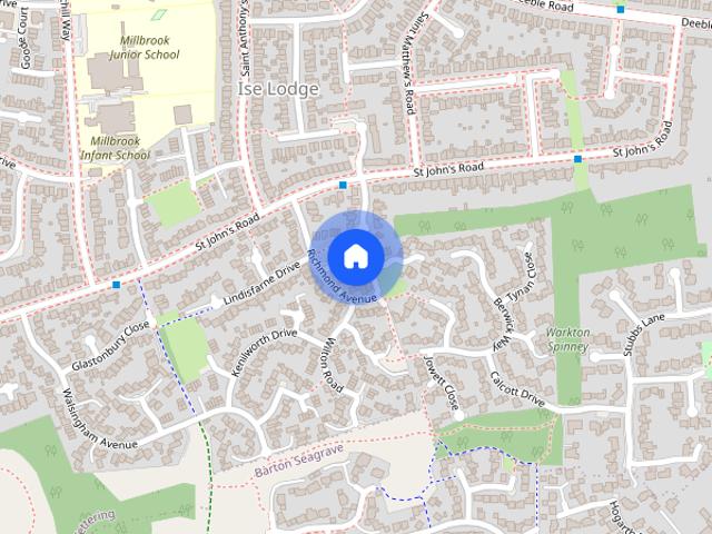 House for rent in Ise Lodge, Kettering
