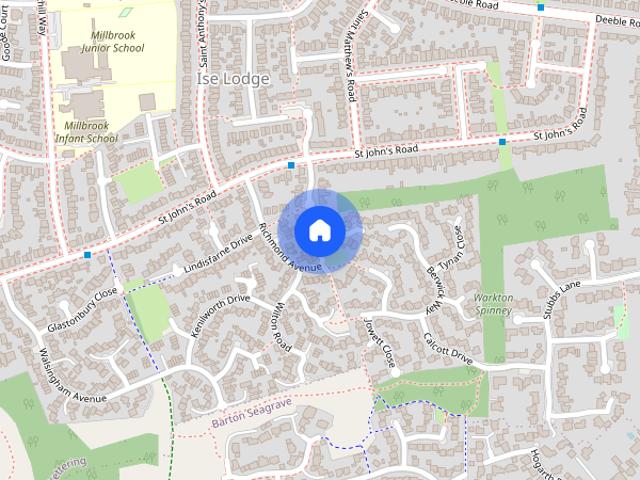 House for rent in Ise Lodge, Kettering