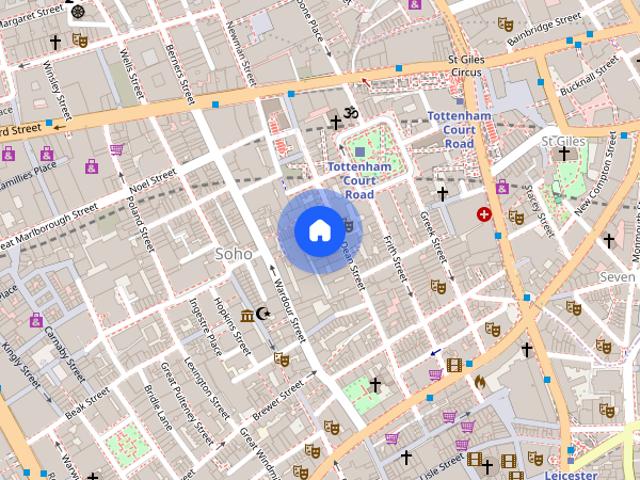 Apartment for rent in Soho, Greater London