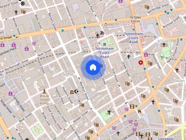 Apartment for rent in Soho, Greater London