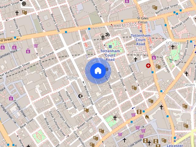 Apartment for rent in Soho, Greater London