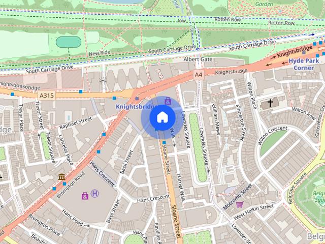 Apartment for rent in Hans Town, Greater London