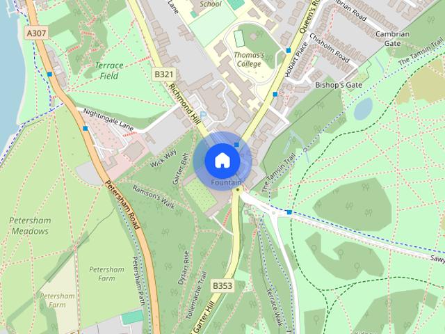 Apartment for rent in Petersham, Greater London