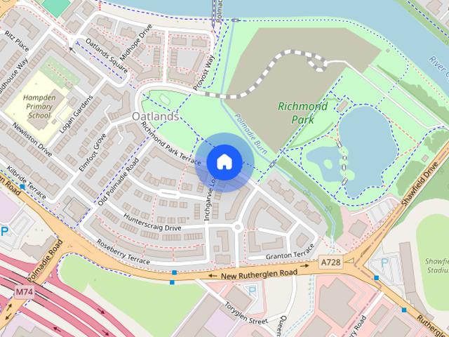 Apartment for rent in Oatlands, Scotland