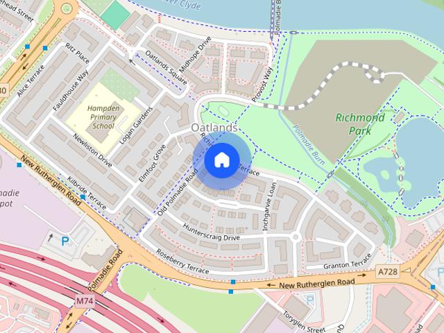Apartment for rent in Oatlands, Scotland