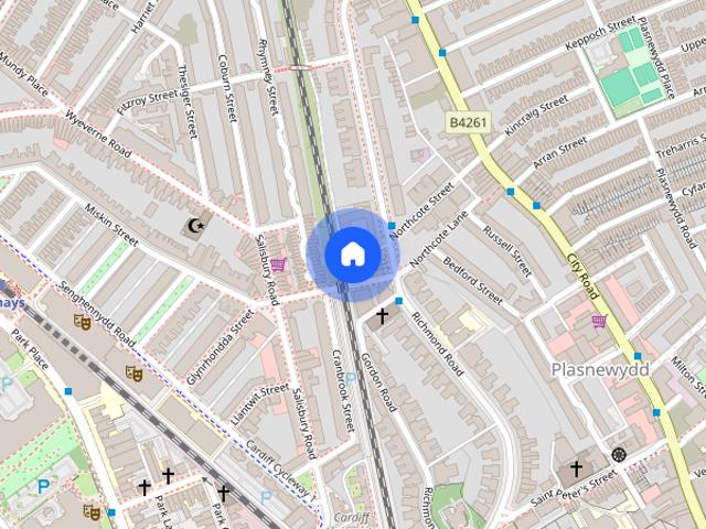 Apartment for rent in Plasnewydd, Falcon Lodge