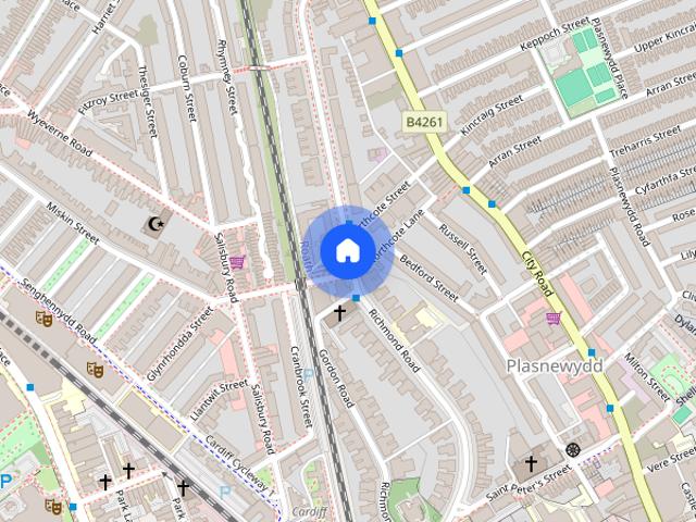 Apartment for rent in Plasnewydd, Falcon Lodge