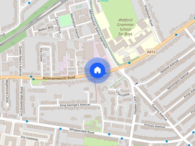 Apartment for rent in Holywell Estate, North Watford