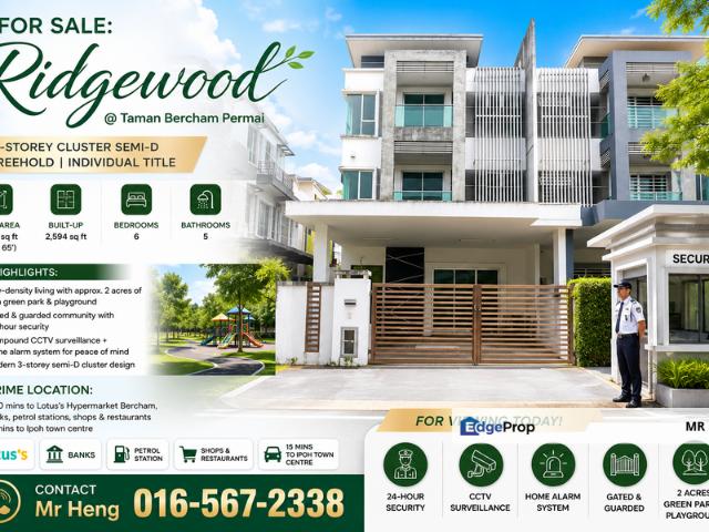 House for sale in Perak, Tanjong Ipoh