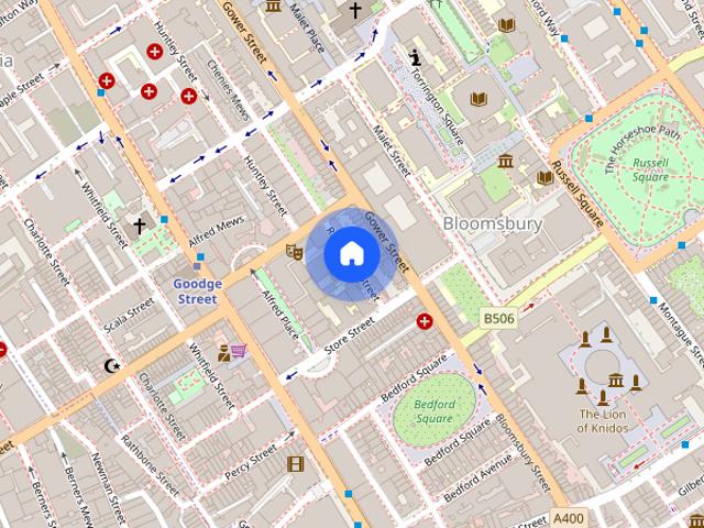 Apartment for rent in Saint Giles, Cat Hill