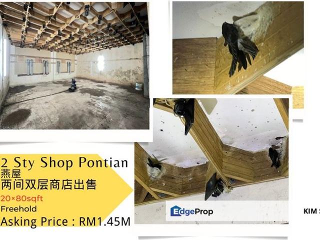 Shop for sale in Pontian, Johor