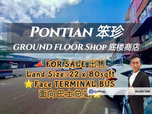 Shop for sale in Pontian, Johor