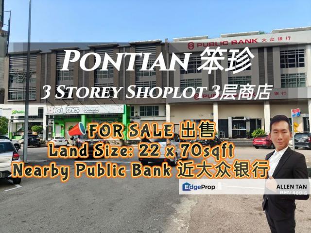 Shop for sale in Pontian, Johor