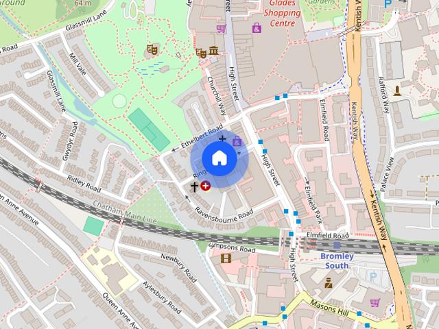 Apartment for rent in Shortlands, Greater London