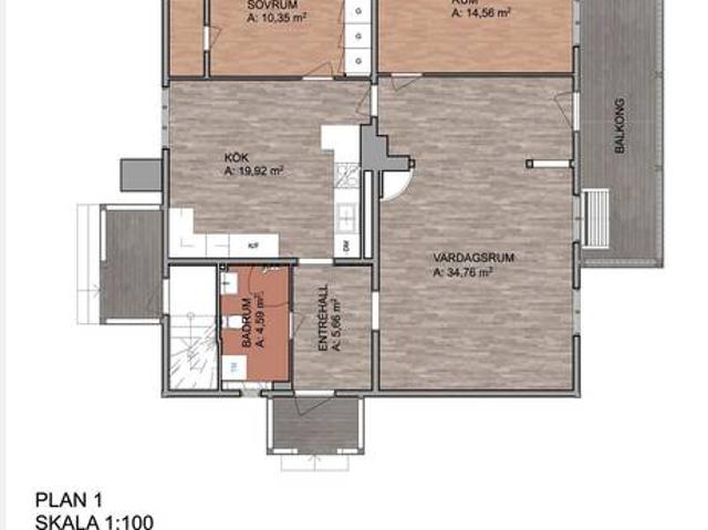 Lägenhet hyra i Deje, Värmland