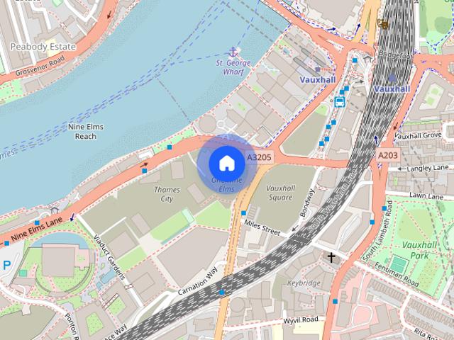 Apartment for rent in Nine Elms, Greater London