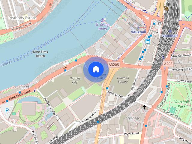 Apartment for rent in Nine Elms, Greater London