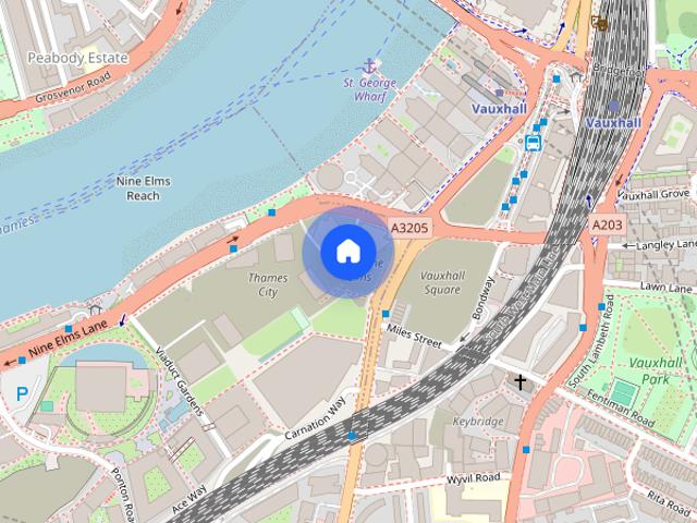 Apartment for rent in Nine Elms, Greater London