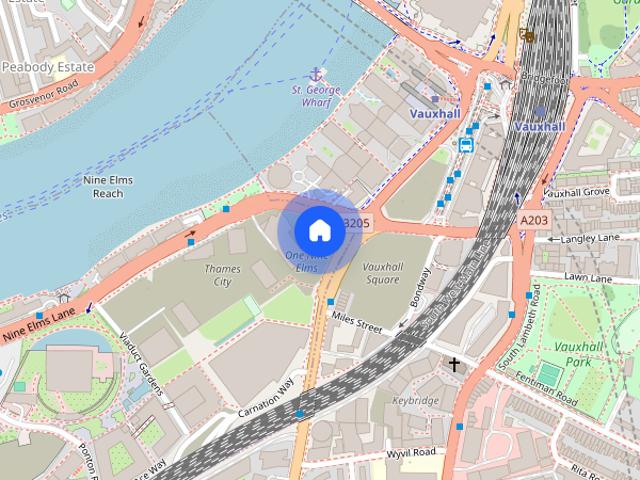 Apartment for rent in Nine Elms, Greater London