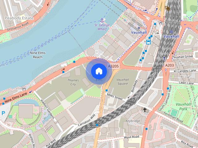 Apartment for rent in Nine Elms, Greater London