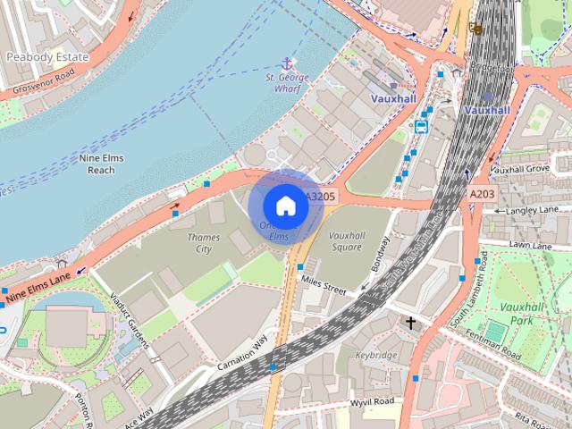 Apartment for rent in Nine Elms, Greater London