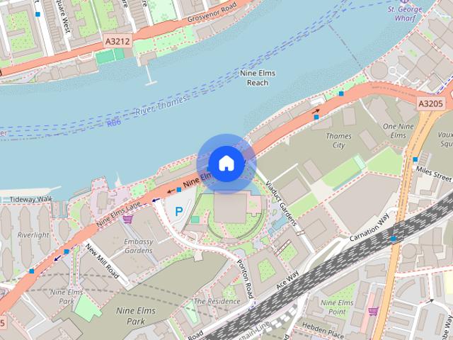 Apartment for rent in Nine Elms, Greater London