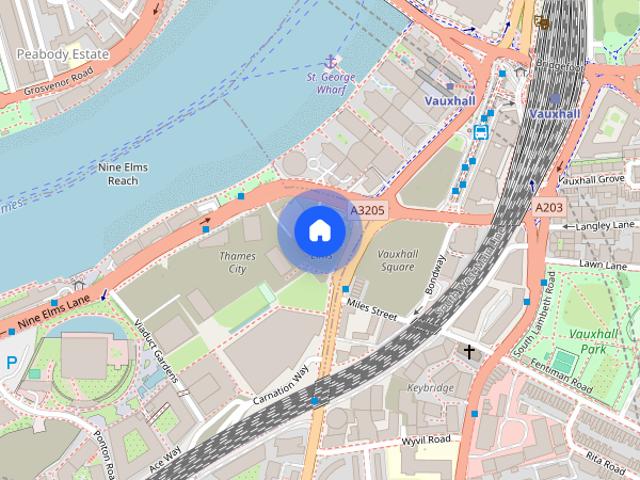 Apartment for rent in Nine Elms, Greater London