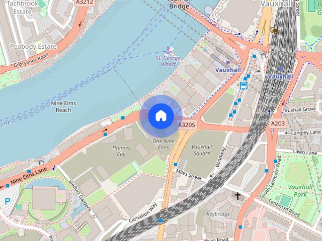 Apartment for rent in Nine Elms, Greater London