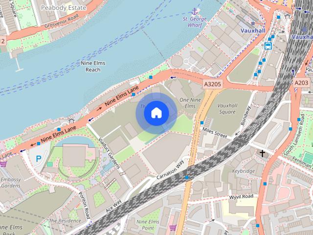Apartment for rent in Nine Elms, Greater London