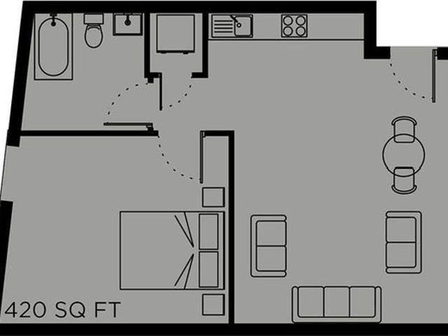 Apartment for rent in The Haulgh, Lee Bank