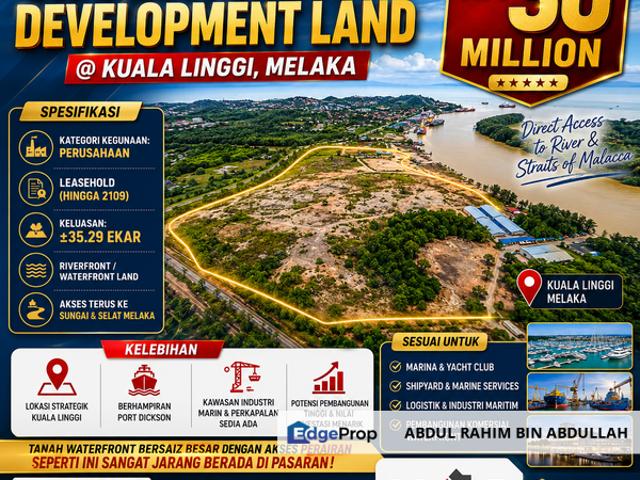 Warehouse for sale in Kuala Linggi, Malaka