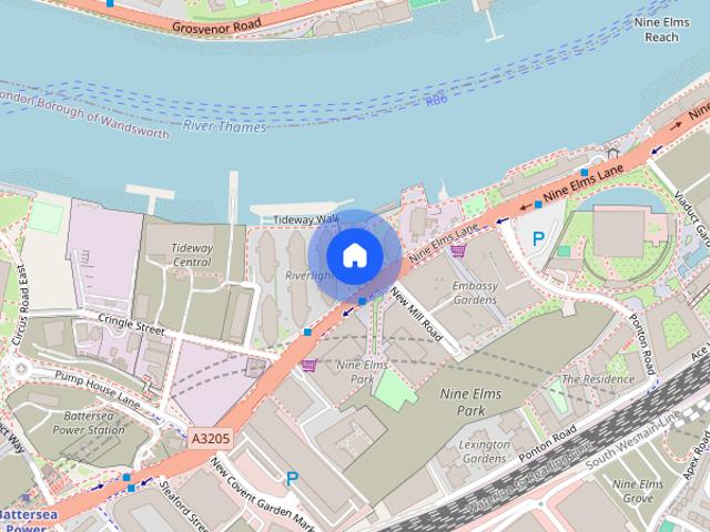 Apartment for rent in Nine Elms, Greater London