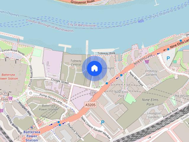 House for rent in Nine Elms, Greater London
