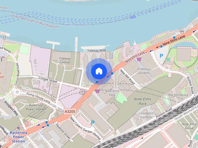 Apartment for rent in Nine Elms, Greater London