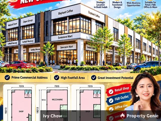Shop Office for sale in Taman Tampoi Utama, Johor Bahru
