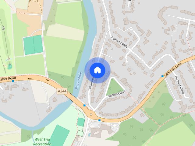 House for rent in Lower Green Esher, Blackhills