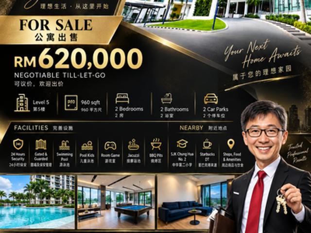 Condominium for sale in Stutong, Kuching