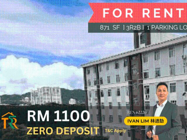 Apartment for rent in Kota Kinabalu, Bahagian Pantai Barat
