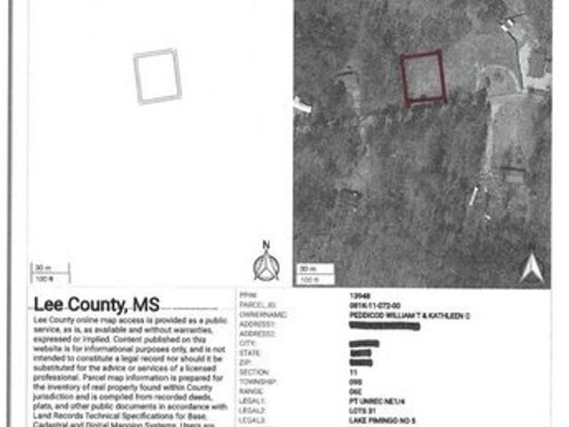 Land for sale in Belden, Mississippi