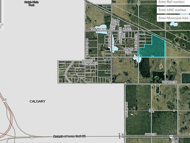 Land for sale in Crossfield, Alberta