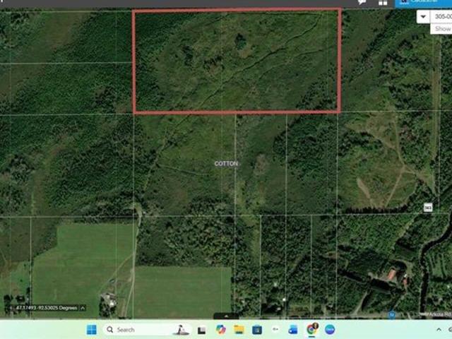 Land for sale in Cotton, Minnesota