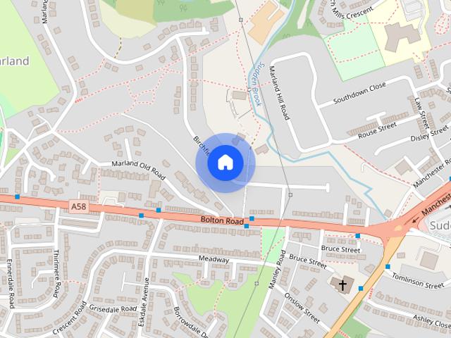 Apartment for rent in Sudden, Burnedge