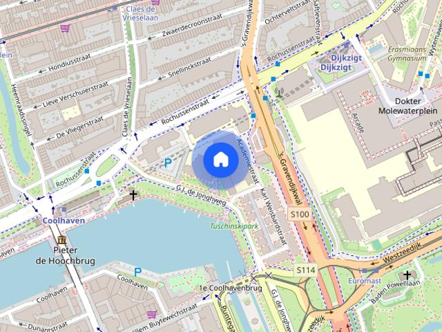 Studio te huur in Centrum, Rotterdam