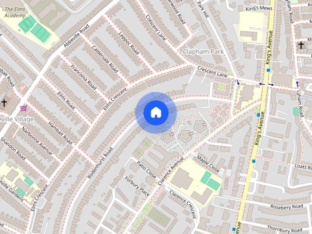 Apartment for rent in Clapham Park, Greater London