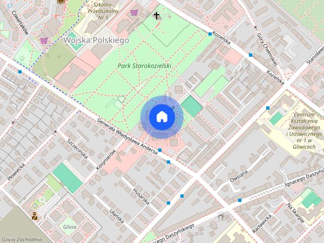 Mieszkanie do wynajęcia w Wojska Polskiego, Gliwice