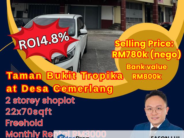 Shop for sale in Ulu Tiram, Johor